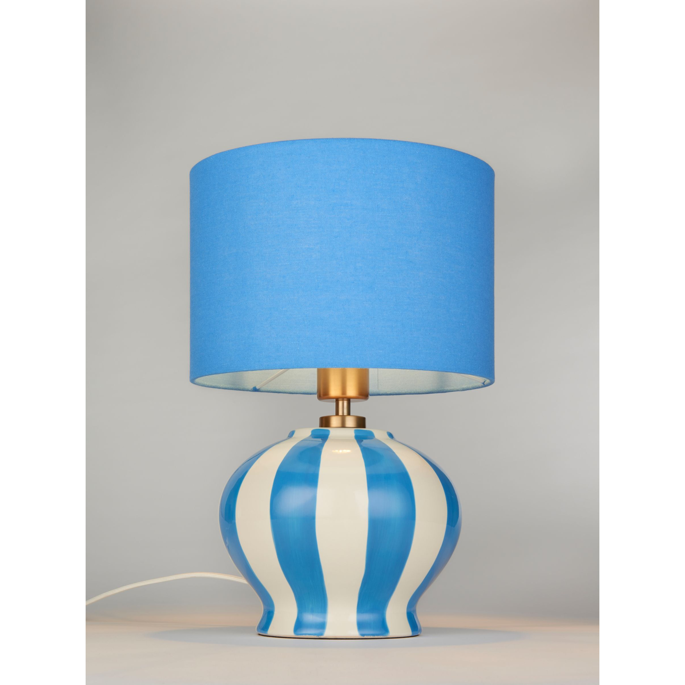 John Lewis Burano Striped Ceramic Table Lamp - image 1