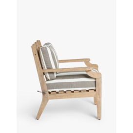 John Lewis Squiggle Garden Lounge Chair, FSC-Certified (Acacia Wood), Natural - thumbnail 2