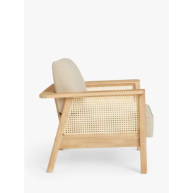 John Lewis Rattan Garden Lounge Chair, FSC-Certified (Acacia Wood), Natural - thumbnail 2
