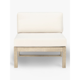 John Lewis St Ives Single Modular Garden Lounge Chair Section, FSC-Certified (Eucalyptus Wood), Natural - thumbnail 2