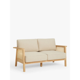 John Lewis Rattan 2-Seater Garden Sofa, FSC-Certified (Acacia Wood), Natural