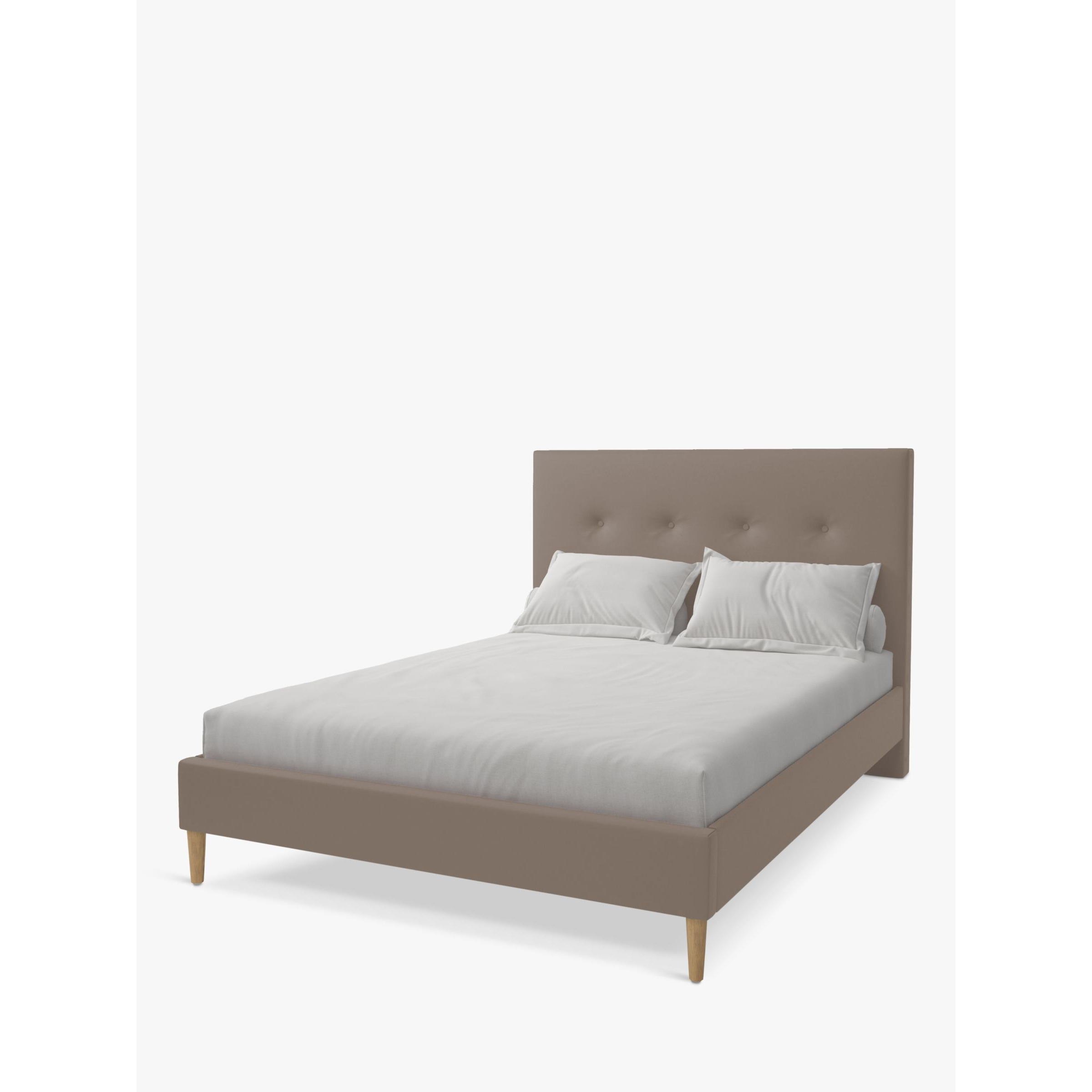 Koti Home Arun Upholstered Bed Frame, Double - image 1