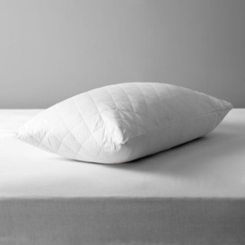 John Lewis Natural Cotton Quilted Standard Pillow Protector - thumbnail 1