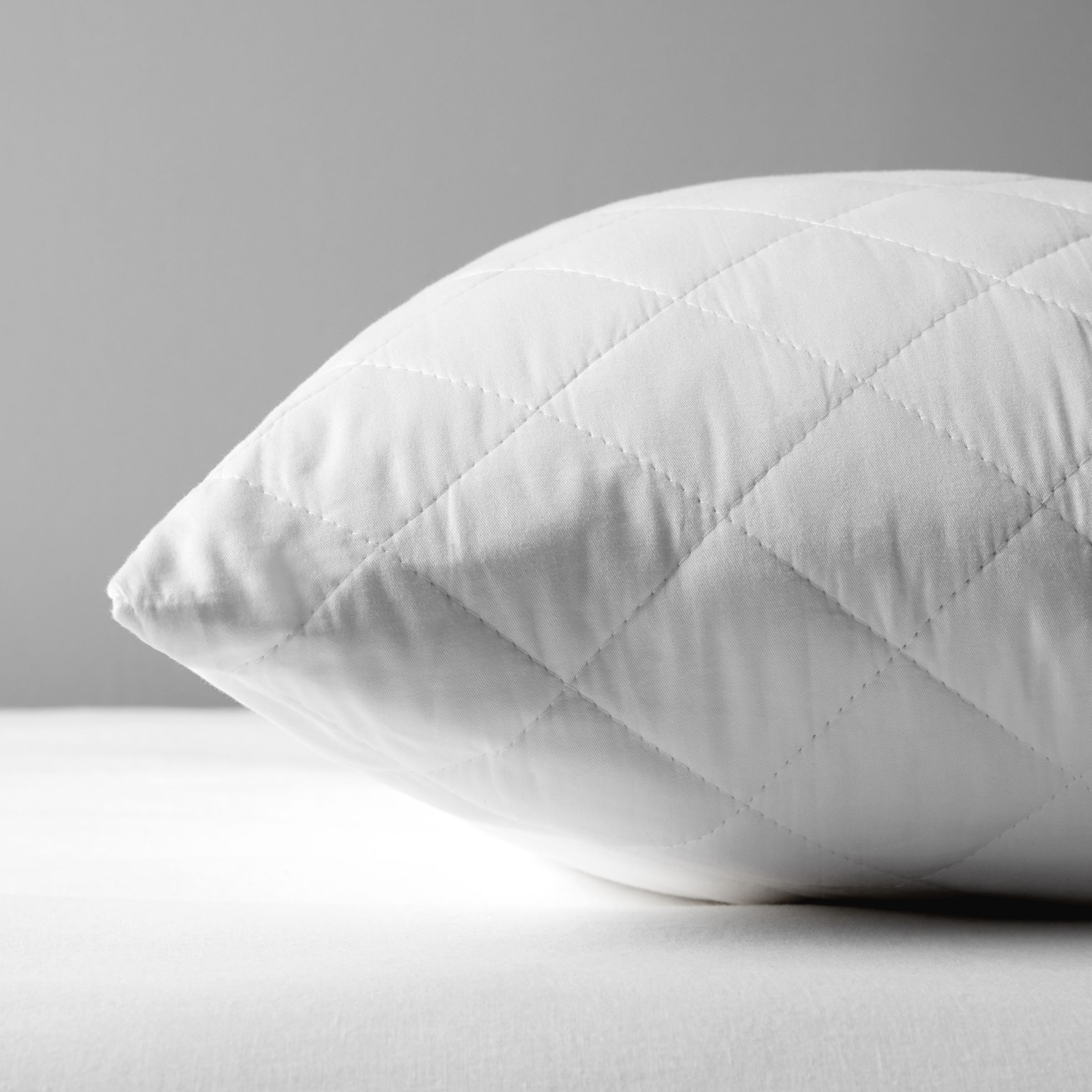 John Lewis Natural Cotton Quilted Kingsize Pillow Protector - image 1