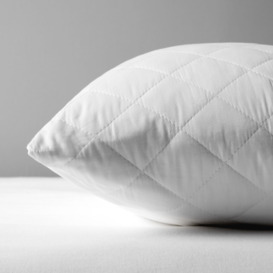 John Lewis Natural Cotton Quilted Kingsize Pillow Protector - thumbnail 1