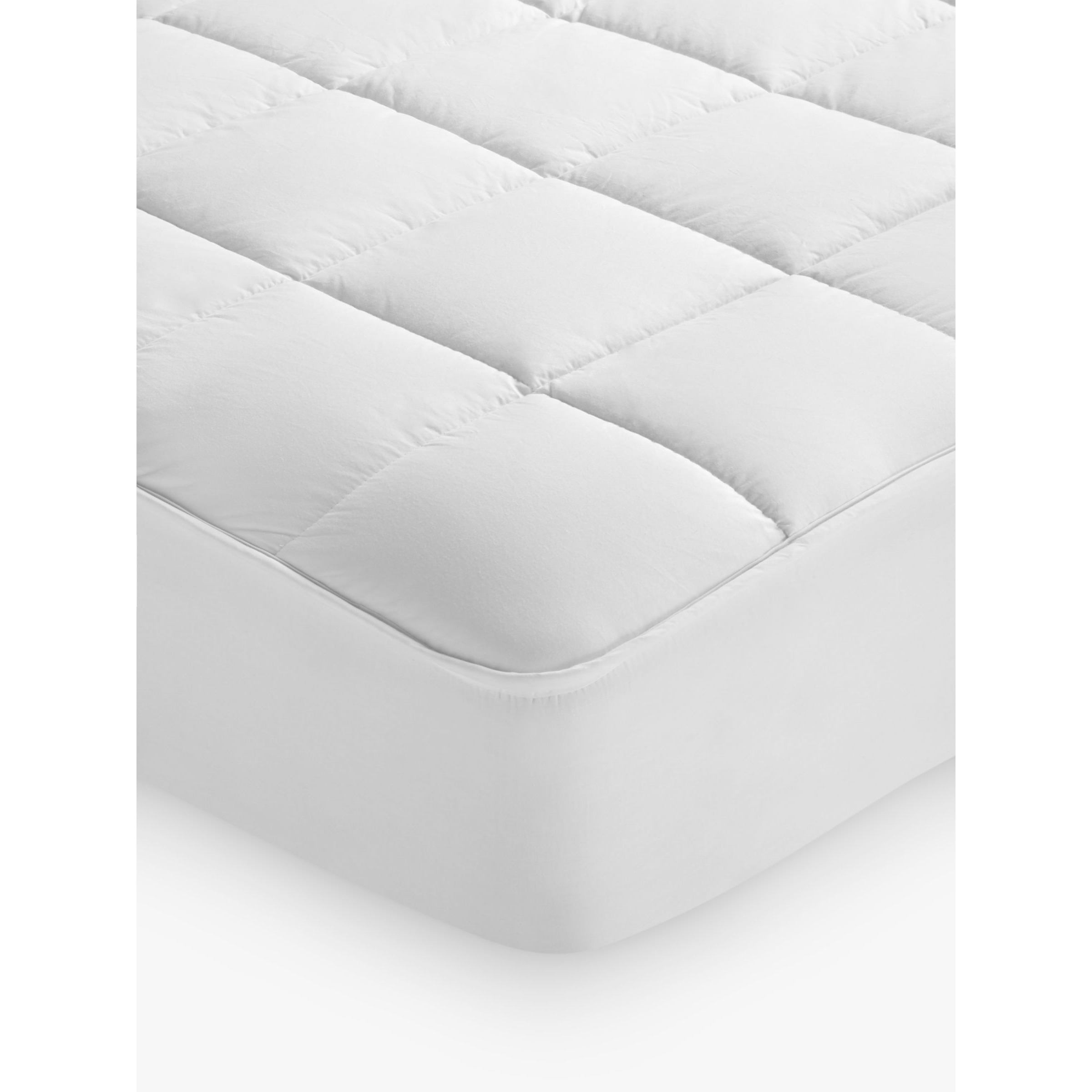 John Lewis Quilted Clusterfibre Mattress Protector - image 1
