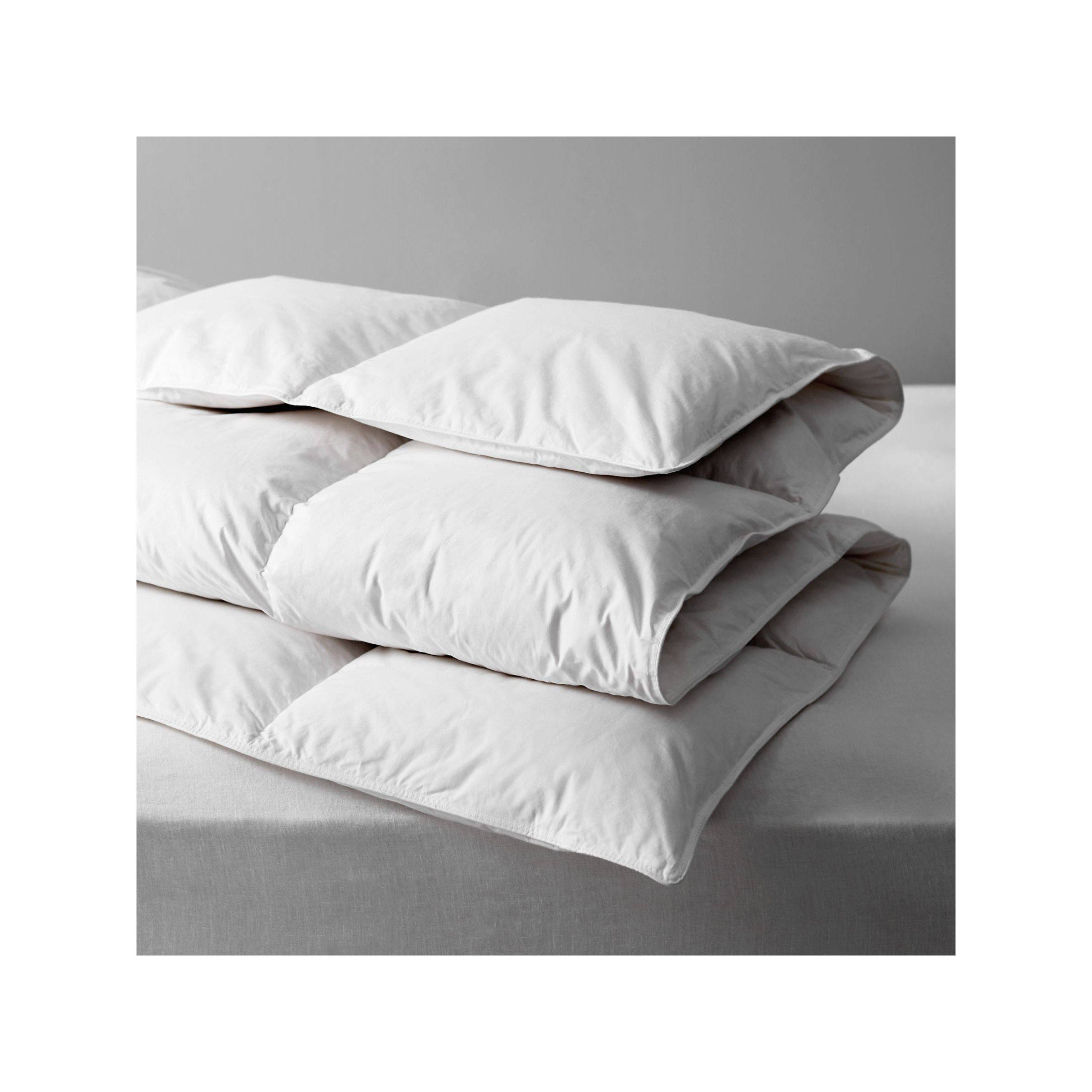 John Lewis Natural Duck Feather and Down Duvet, 10.5 Tog - image 1