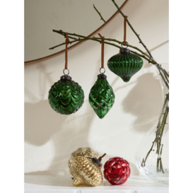 Truly Glass Baubles, Pack of 3 - thumbnail 2