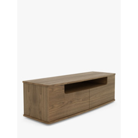 "Tom Schneider Curve 140 Cabinet TV Stand for TVs up to 60"", Walnut" - thumbnail 1