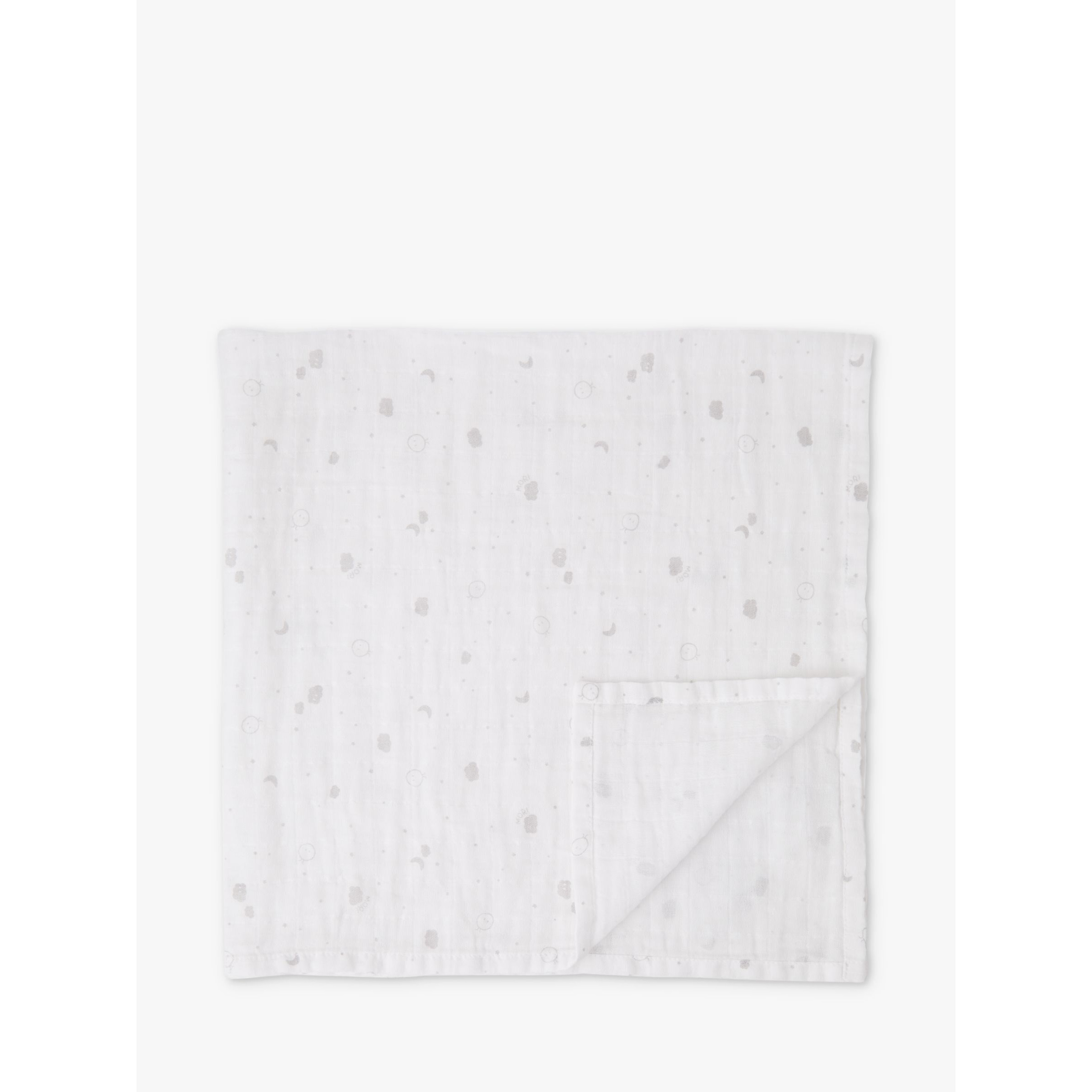 MORI Large Muslin Swaddle Blanket, 110 x 110cm - image 1
