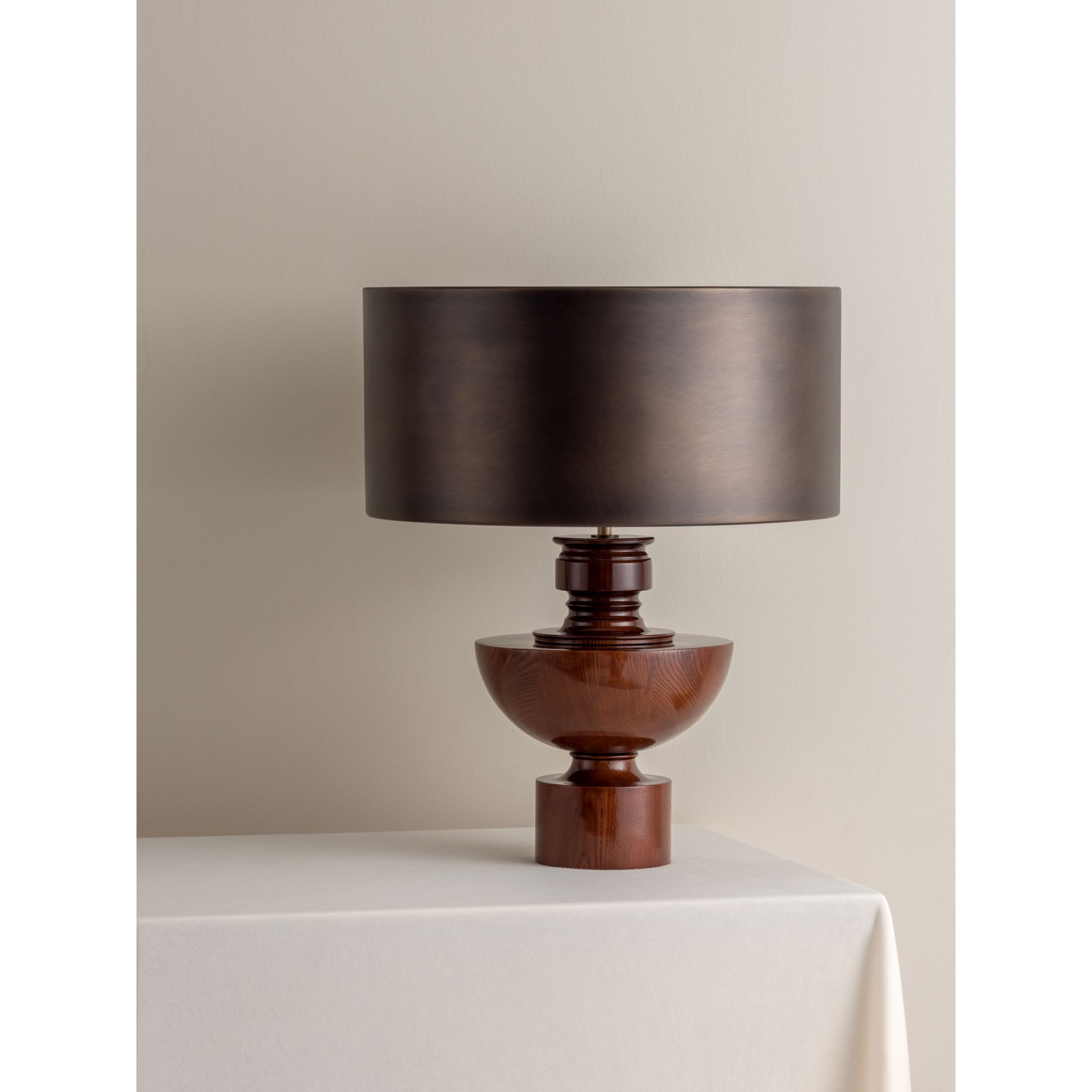 lights&lamps x Elle Decoration Edition 1.2 & Edition 1.12 Spun Wood Table Lamp - image 1