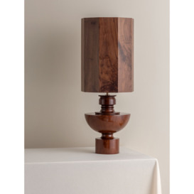 lights&lamps x Elle Decoration Edition 1.2 & Edition 1.8 Spun Wood Table Lamp - thumbnail 1