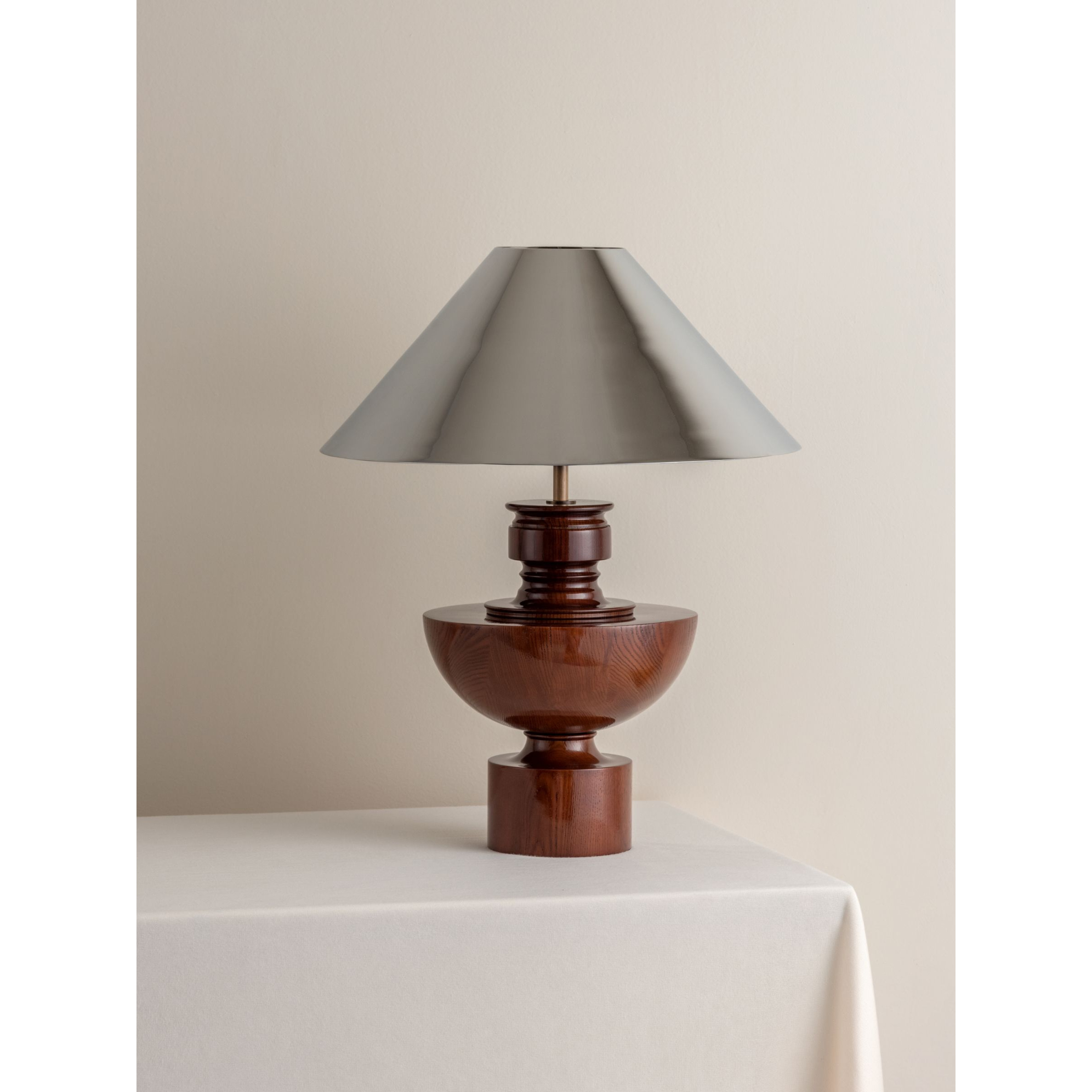 lights&lamps x Elle Decoration Edition 1.2 & Edition 1.11 Spun Wood Table Lamp - image 1