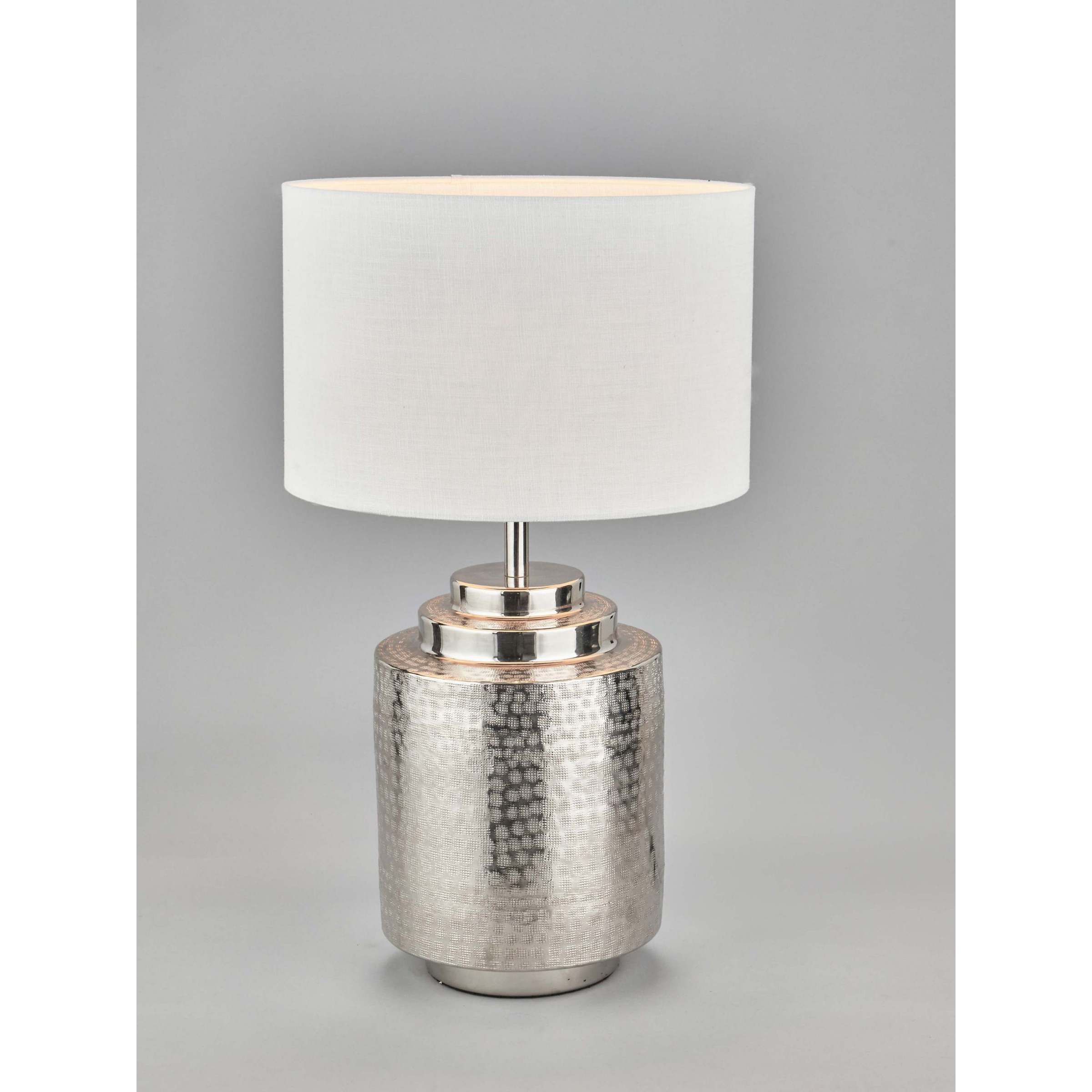 Pacific Zuri Silver Table Lamp, Metallic Silver - image 1