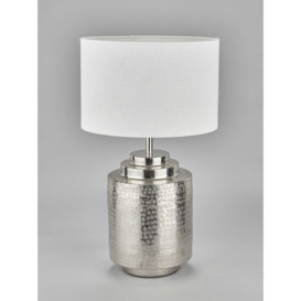 Pacific Zuri Silver Table Lamp, Metallic Silver - thumbnail 2
