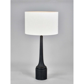 Pacific Lifestyle Marin Black Wooden Table Lamp, Black