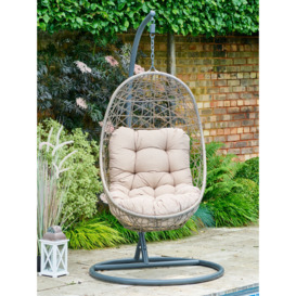 LG Outdoor Monte Carlo Garden Swing Seat Egg Chair - thumbnail 2