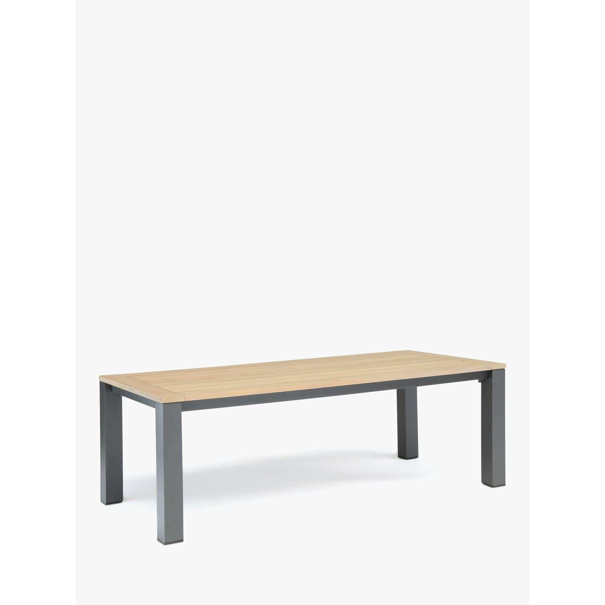 KETTLER Elba Rectangular Garden Dining Table, FSC-Certified (Teak Wood), 220cm, Grey/Natural - image 1