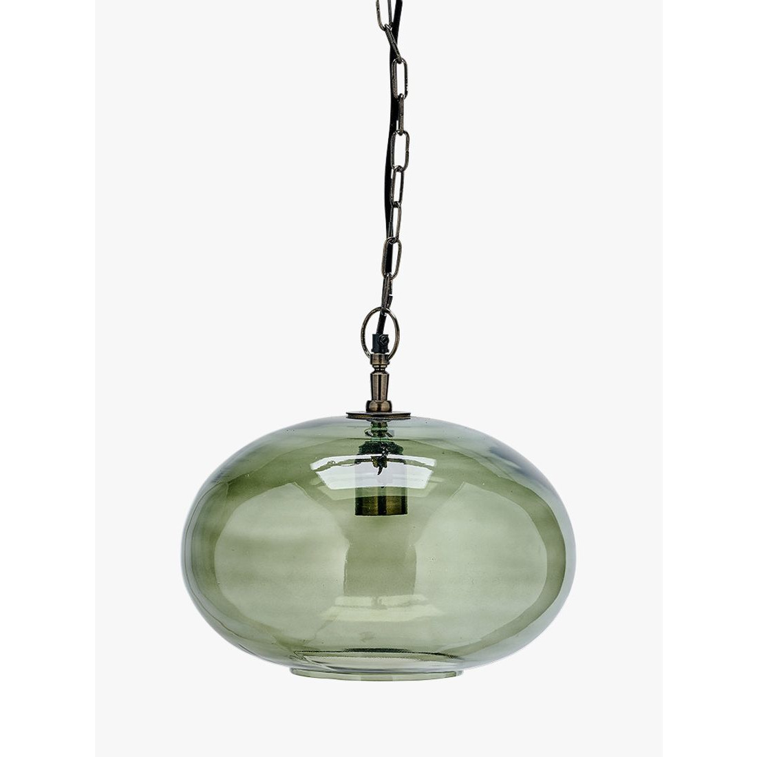 Nkuku Otoro Glass Round Pendant Light, Small - image 1