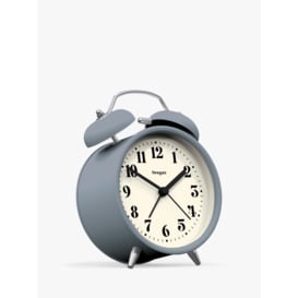 Newgate Clocks Theatre Silent Sweep Analogue Alarm Clock, French Navy - thumbnail 2