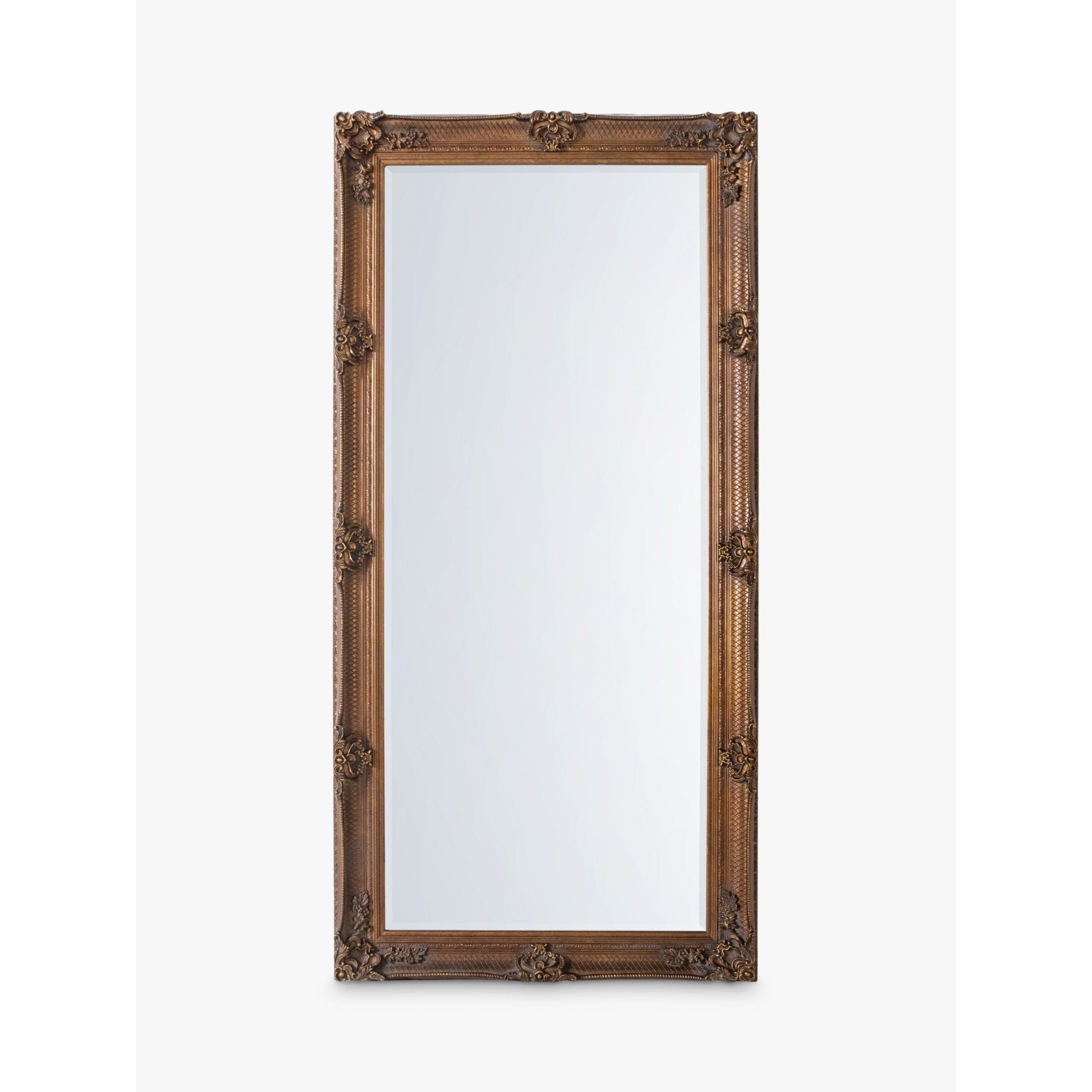 Gallery Direct Denver Baroque Wood Frame Leaner Mirror, 165 x 79.5cm, Gold - image 1