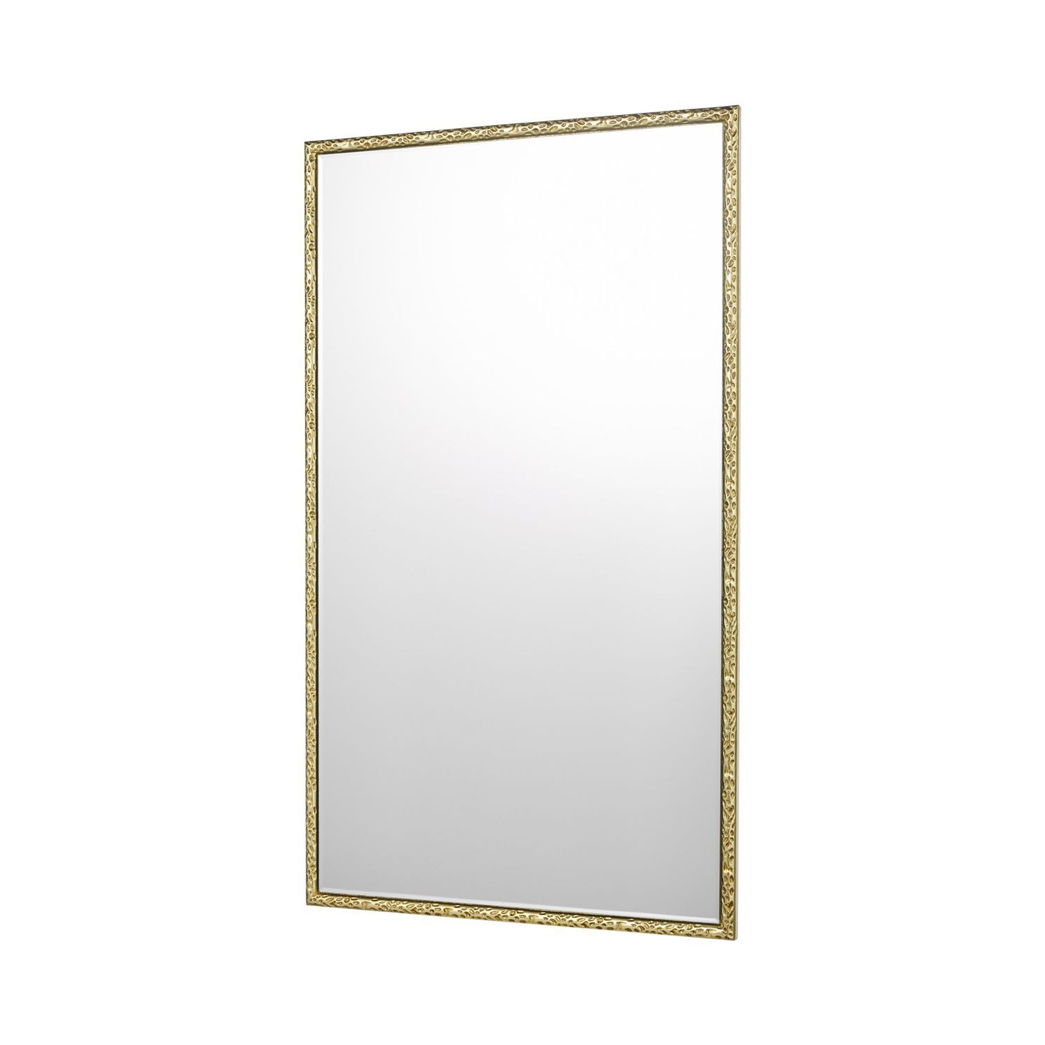 Där Jinelle Hammered Texture Rectangular Wall Mirror, 86 x 50cm, Gold - image 1