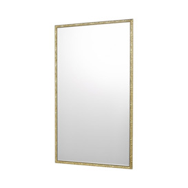 Där Jinelle Hammered Texture Rectangular Wall Mirror, 86 x 50cm, Gold