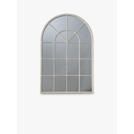 Gallery Direct Carmel Arched Metal Frame Window Wall Mirror, 90 x 60cm - thumbnail 1