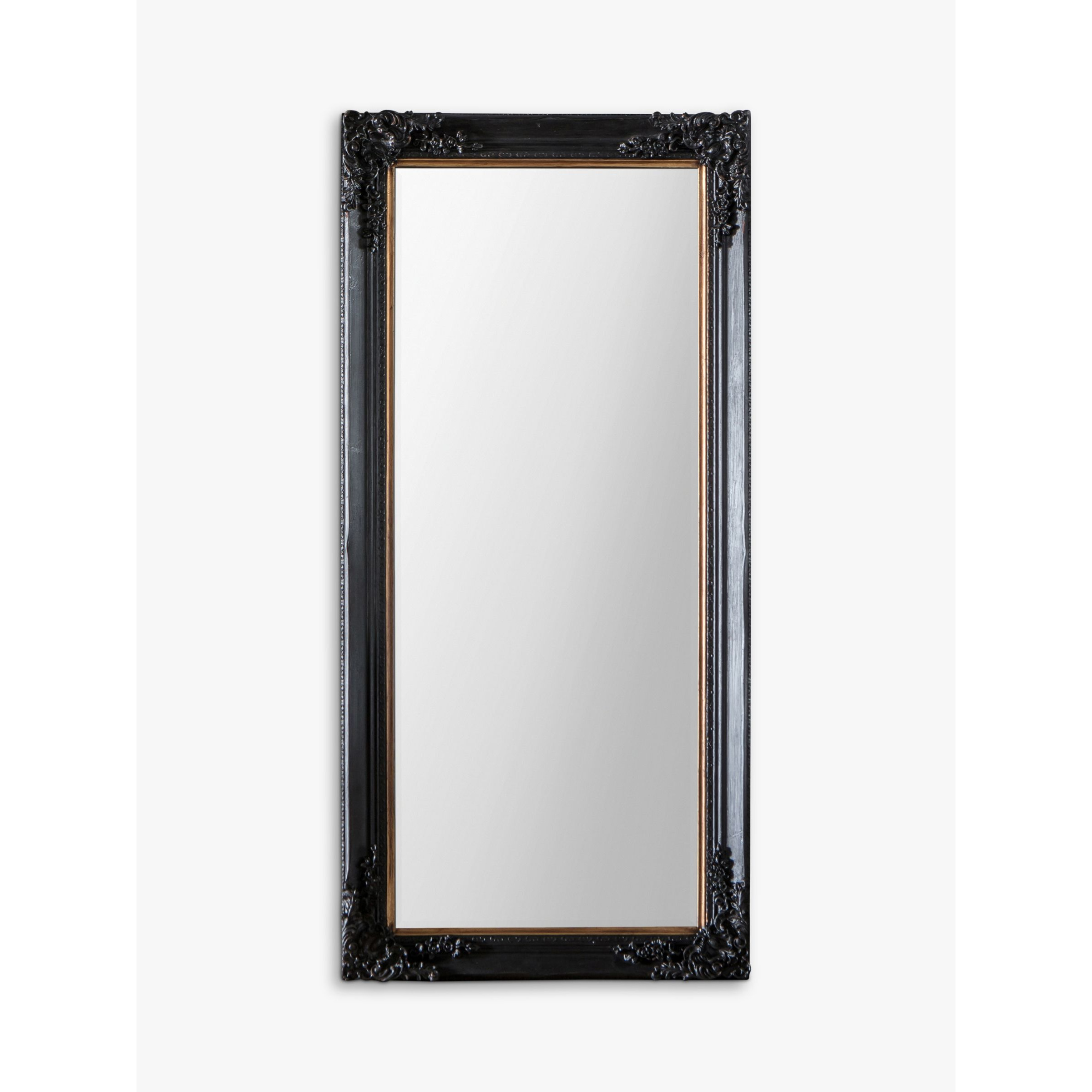 Gallery Direct Greenley Rectangular Wall Mirror, Antique Black - image 1
