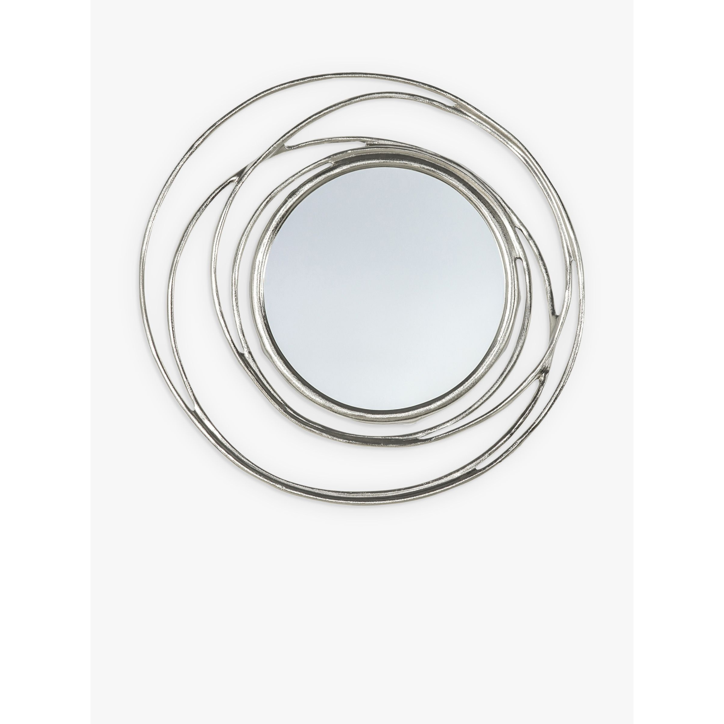 Gallery Direct Harrison Round Metal Frame Wall Mirror, 66cm - image 1