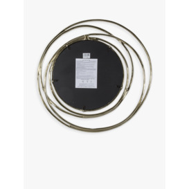Gallery Direct Harrison Round Metal Frame Wall Mirror, 66cm - thumbnail 2