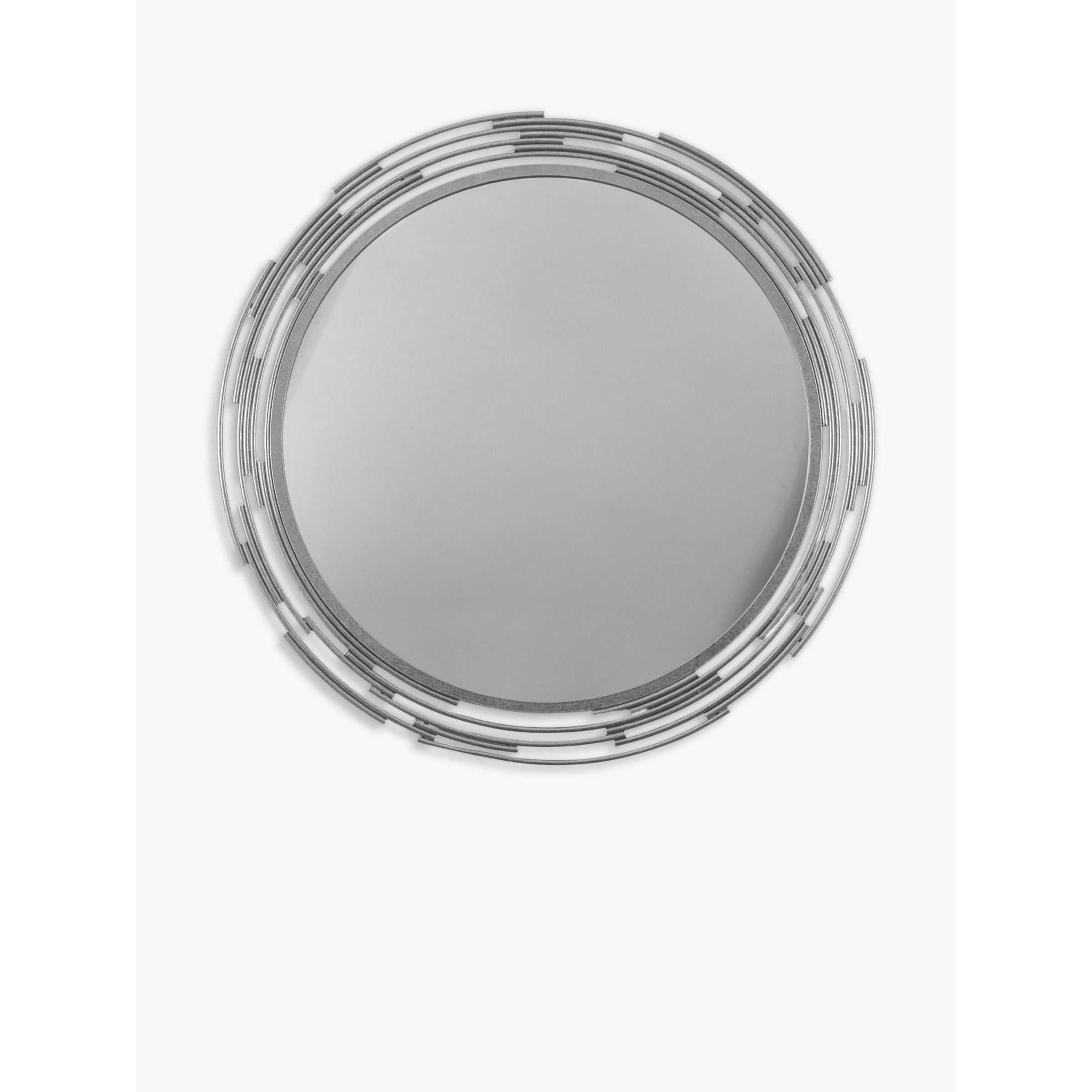 Gallery Direct Searcy Round Metal Frame Wall Mirror, 80cm - image 1