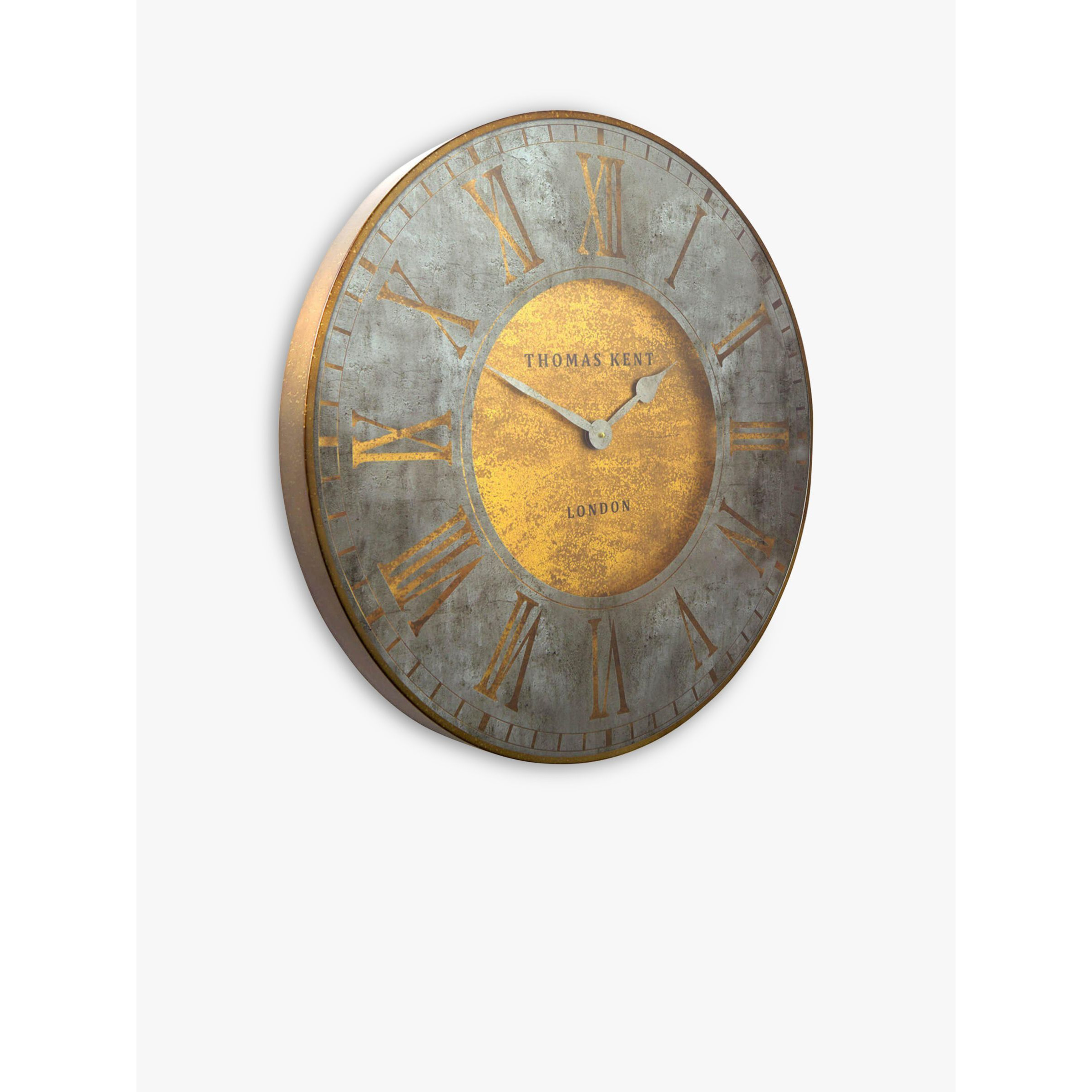 Thomas Kent Florentine Star Roman Numeral Analogue Wall Clock - image 1