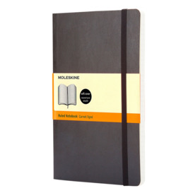 Moleskine Large Soft Cover Ruled Notebook - thumbnail 1