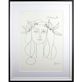 Pablo Picasso - 'Head, 1946' Framed Print, 94 x 74cm - thumbnail 1