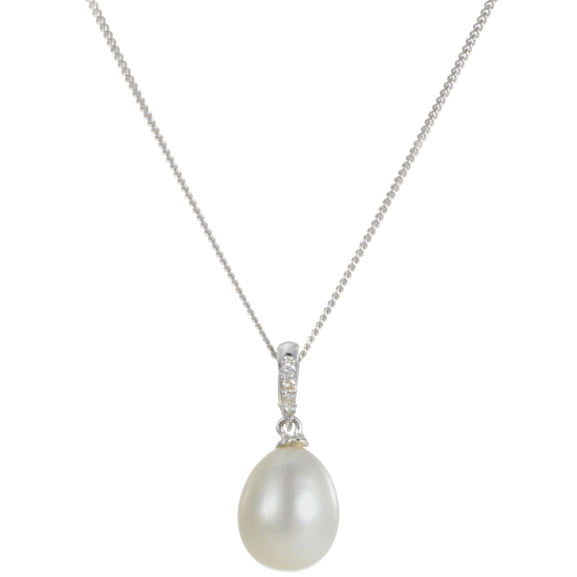 Dower & Hall Freshwater Pearl Nugget Collar Necklace, Silver/White at John  Lewis & Partners