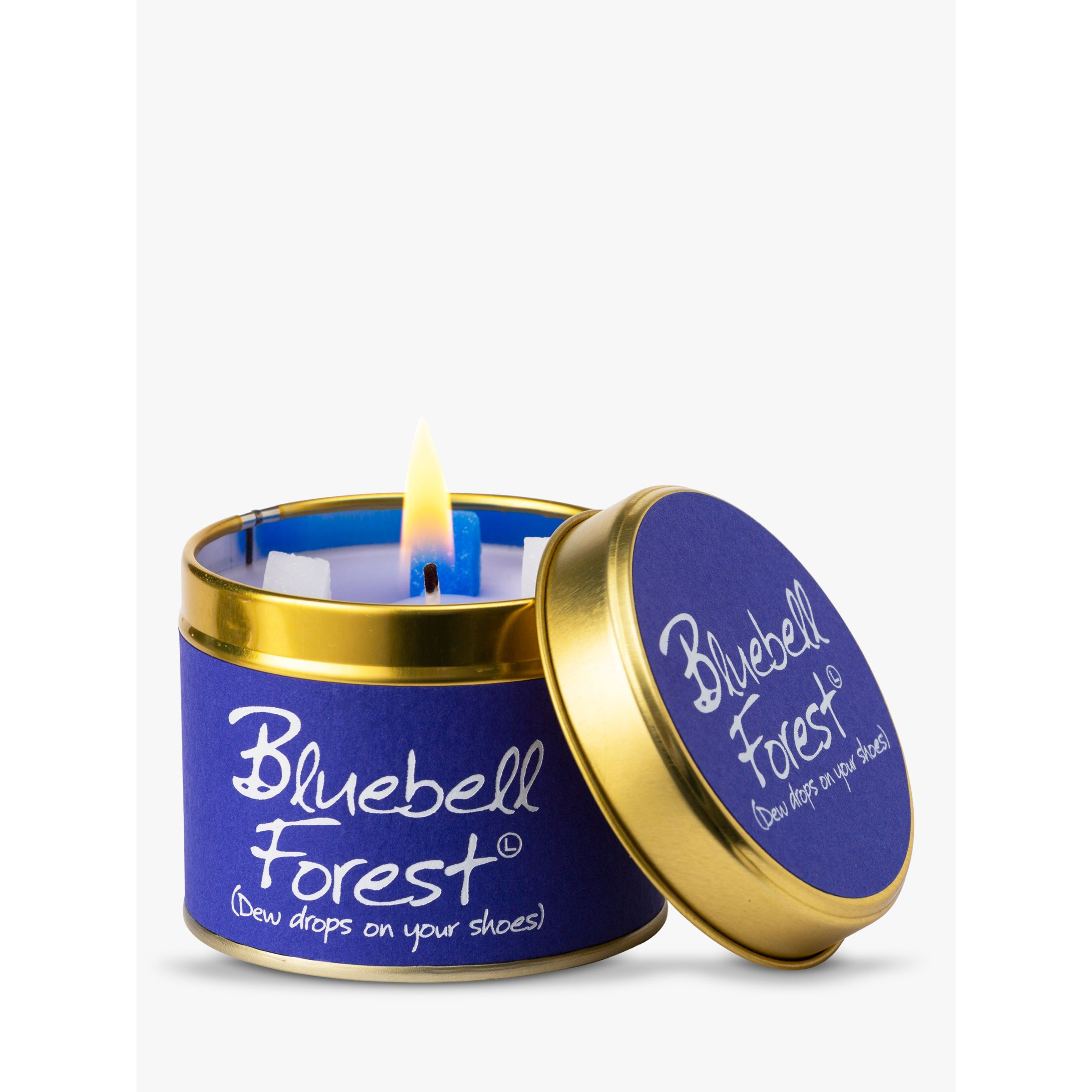 Lily-flame Bluebell Scented Tin Candle, 230g - image 1