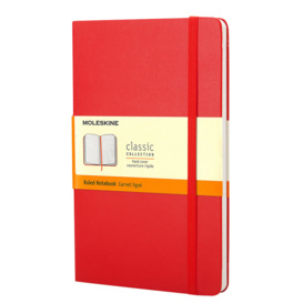 Moleskine Large Hard Cover Ruled Notebook