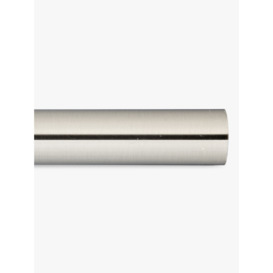 John Lewis Steel Curtain Pole, L150cm x Dia.28mm - thumbnail 1