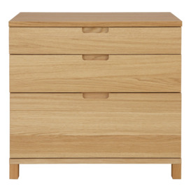 John Lewis Abacus 3-Drawer Wide Filing Chest, FSC-Certified (Oan Wood) - thumbnail 1