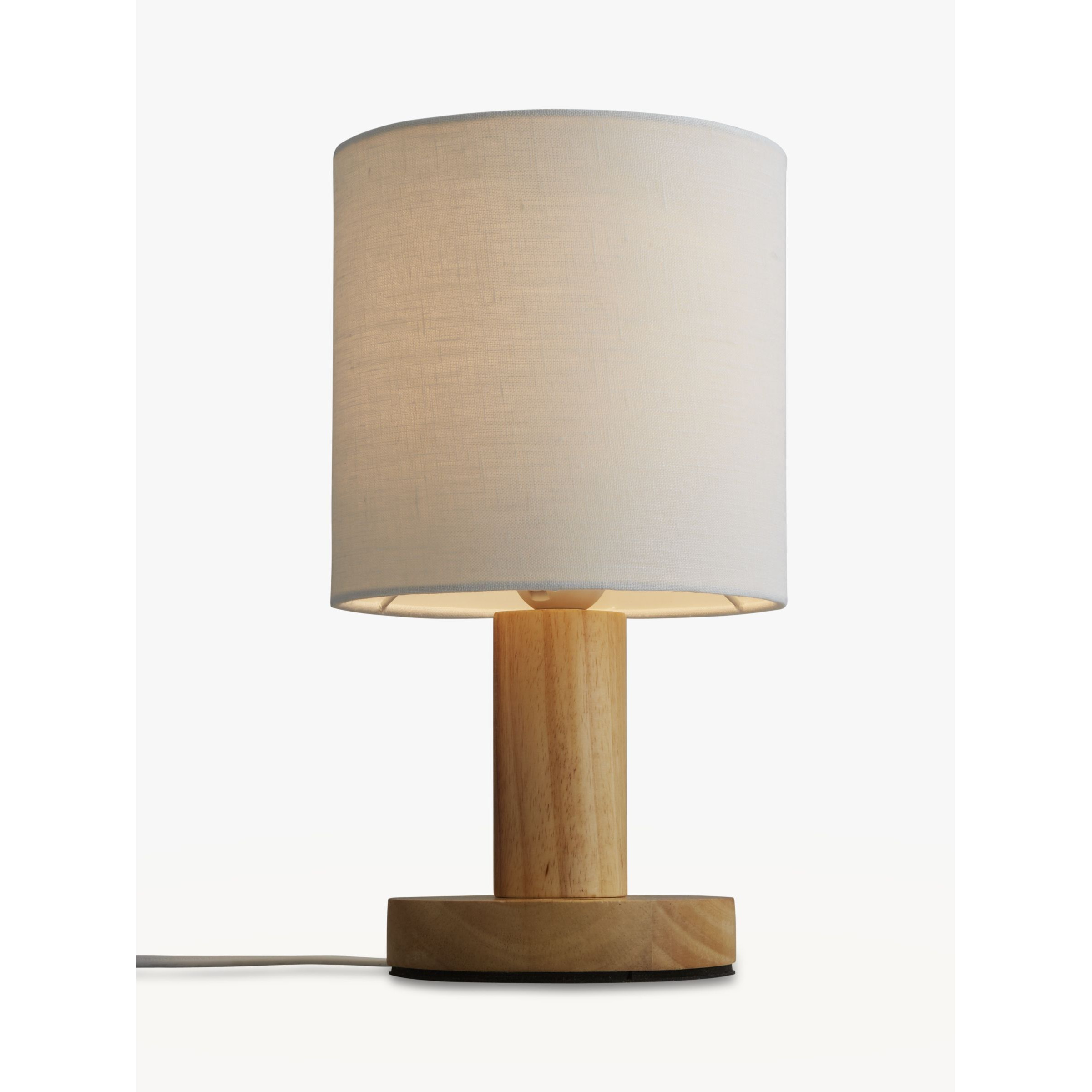 John Lewis ANYDAY Slater Wood Touch Table Lamp - image 1