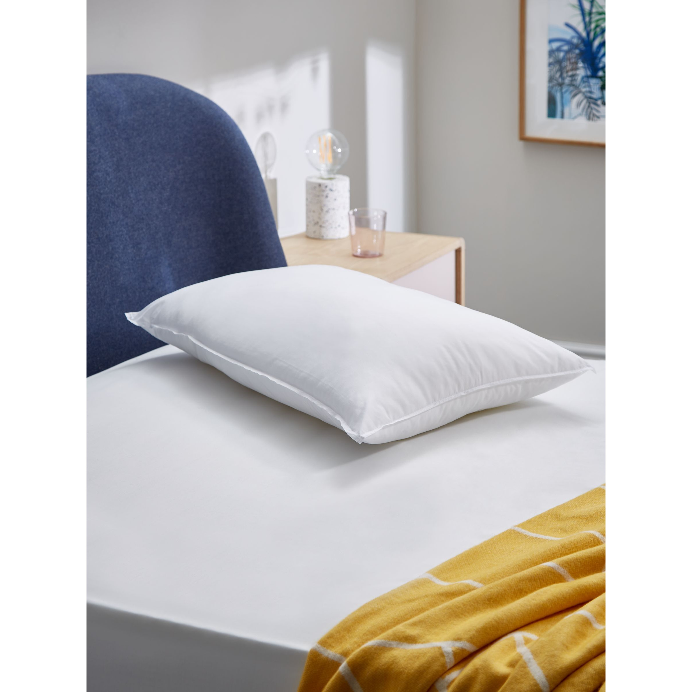 John Lewis Synthetic Soft Touch Washable Standard Pillow, Soft/Medium - image 1