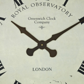 Lascelles Greenwich Wall Clock, Dia.70cm, Cream - thumbnail 2