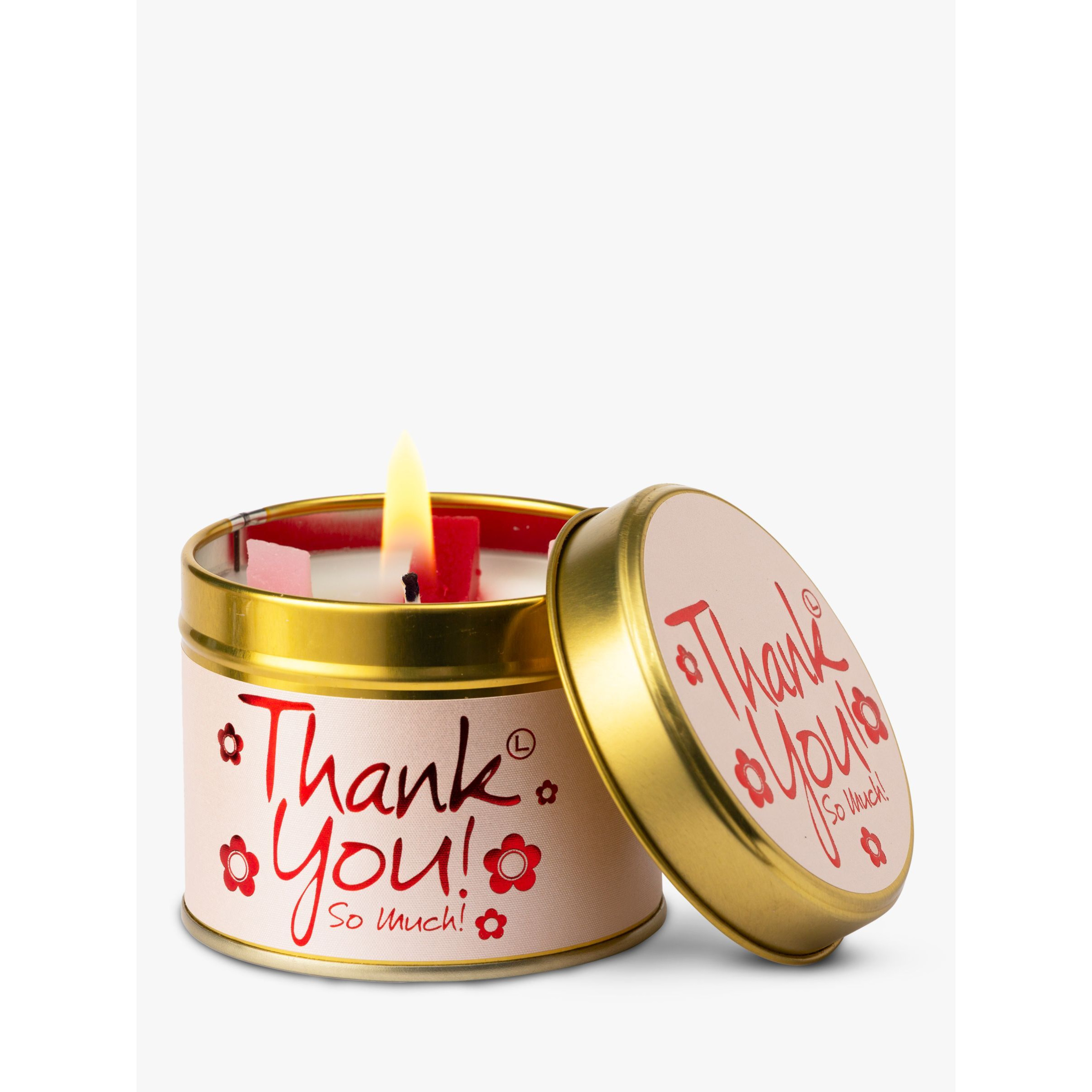 Lily-flame Thank You! Scented Tin Candle, 230g - image 1