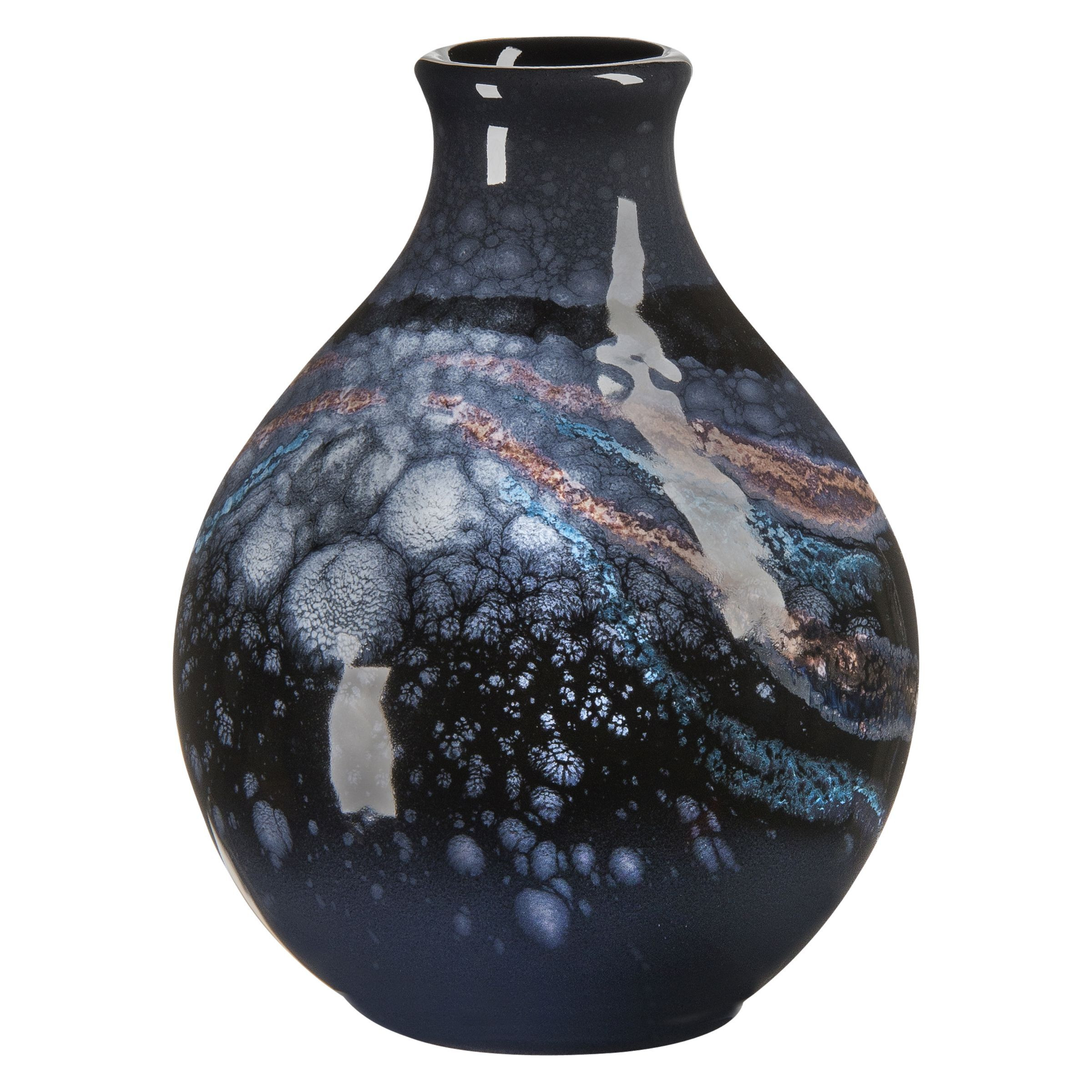 Poole Pottery Celestial Bud Vase, Grey/Blue, H12.5cm - image 1