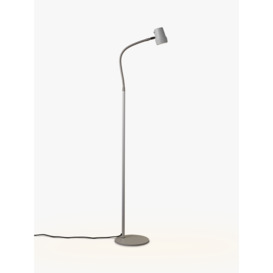 Serious Readers Alex Dimmable LED Floor Lamp, White/Nickel - thumbnail 2