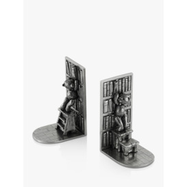 Royal Selangor Teddy Bears Picnic Pewter Bookends, Silver