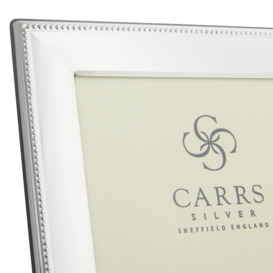 Carrs Berkeley Bead Photo Frame, Sterling Silver - thumbnail 2