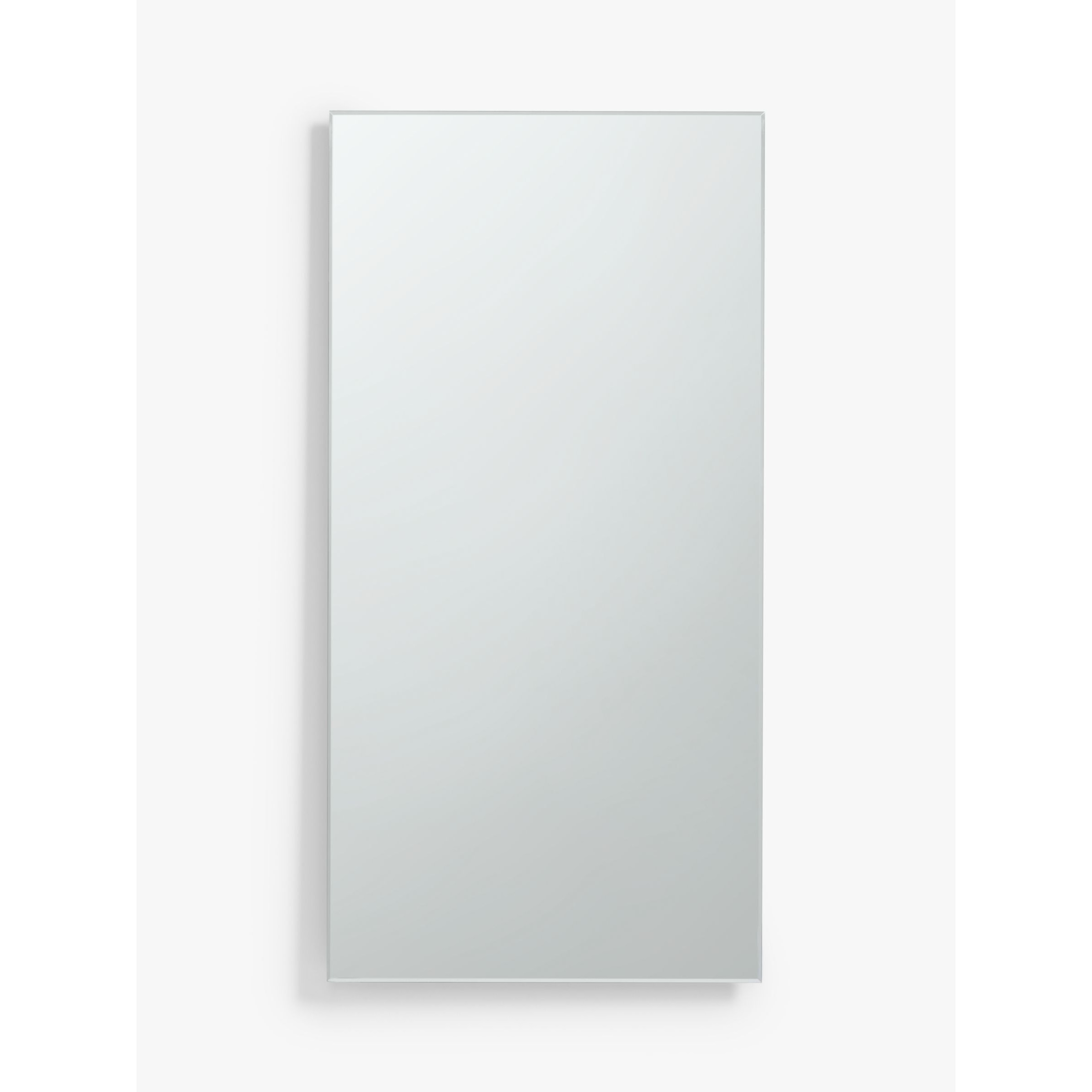 John Lewis Double Mirrored Bathroom Cabinet, Silver - image 1