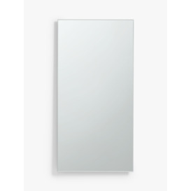 John Lewis Double Mirrored Bathroom Cabinet, Silver - thumbnail 1